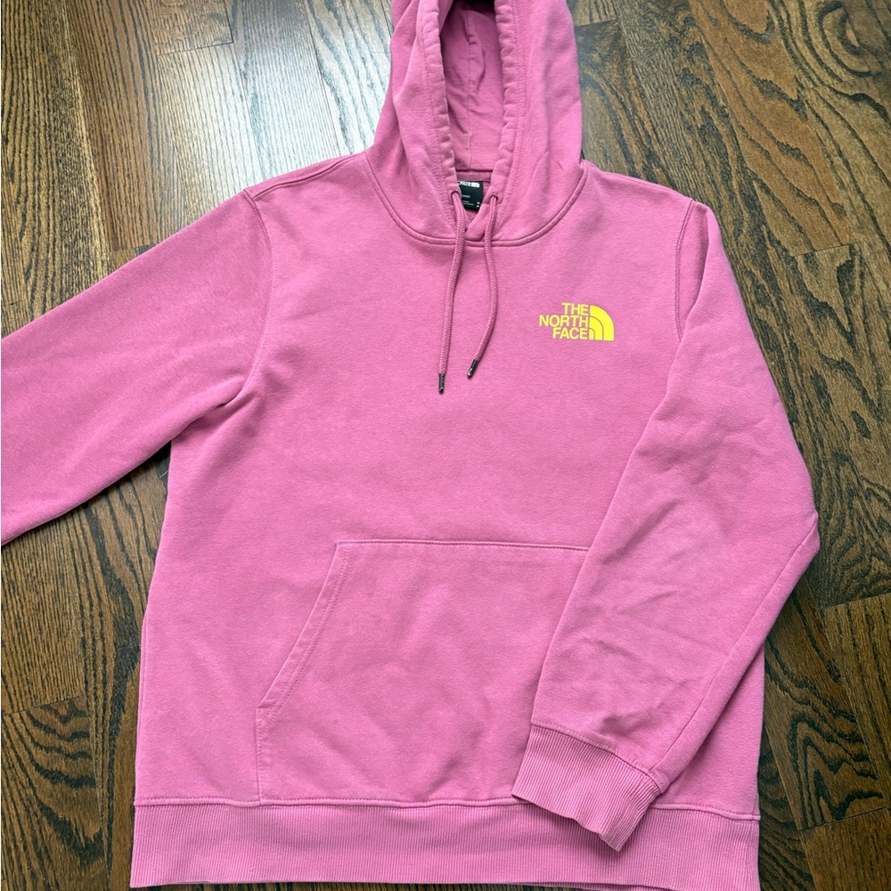 The North Face Pink Graph Sweatshirt Hoodie M